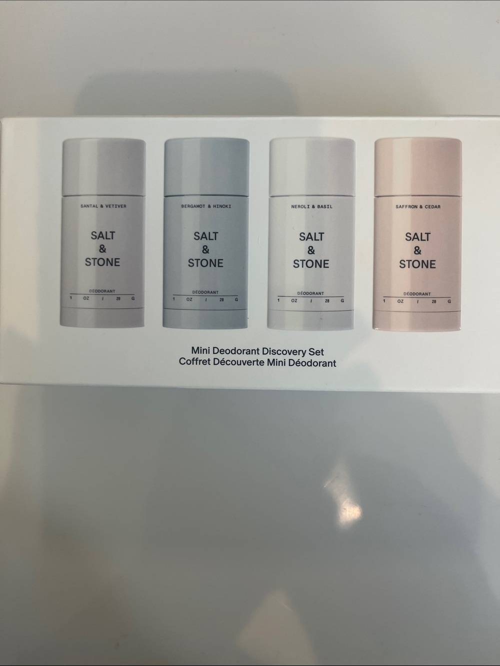 Salt & Stone Mini Deodorant Discovery Set - Pastel Multi-Color